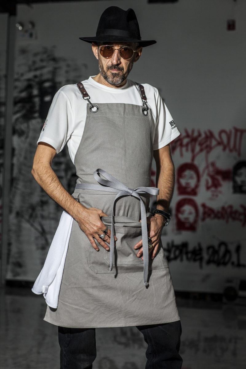 Bash apron stone canvas