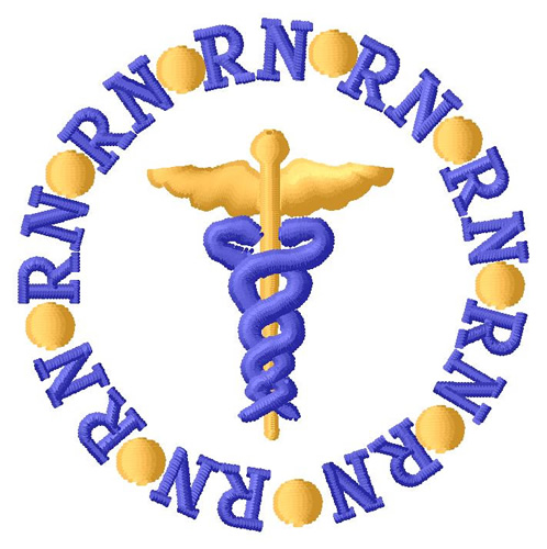 rn embroidery design